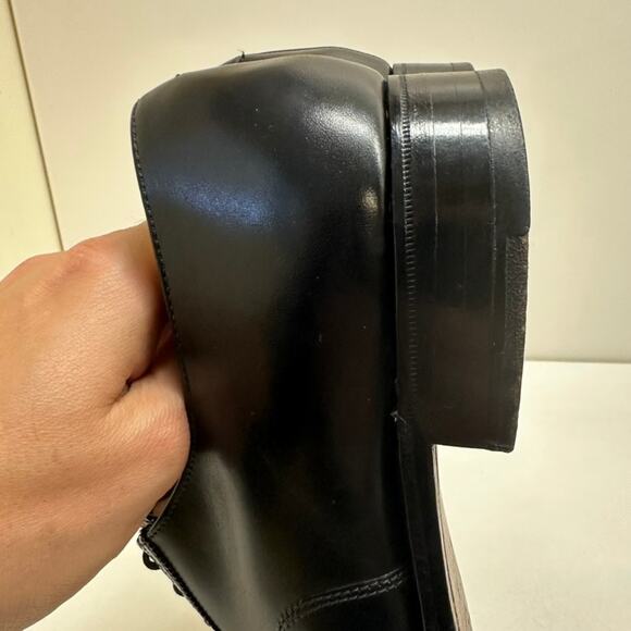 Crockett & Jones x Polo Ralph Lauren Black Calf Oxford Bench Made in England 9 - Picture 14 of 14